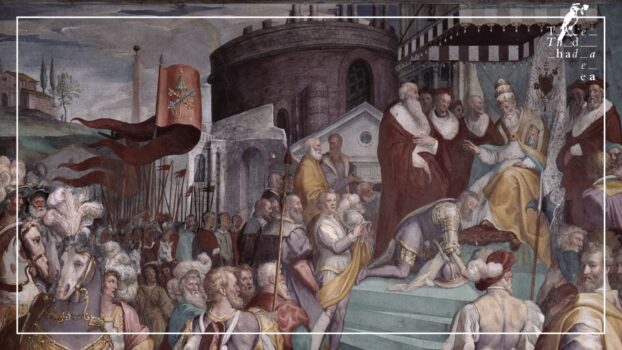 Carlo V visita Paolo III a Roma